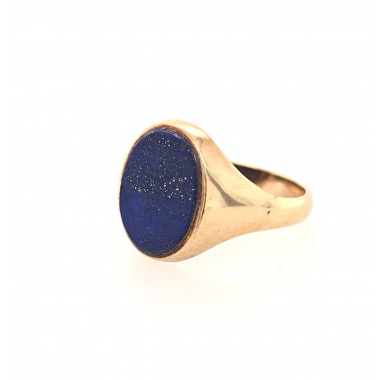 Pre Owned Lapis Lazuli Signet Ring ZX941